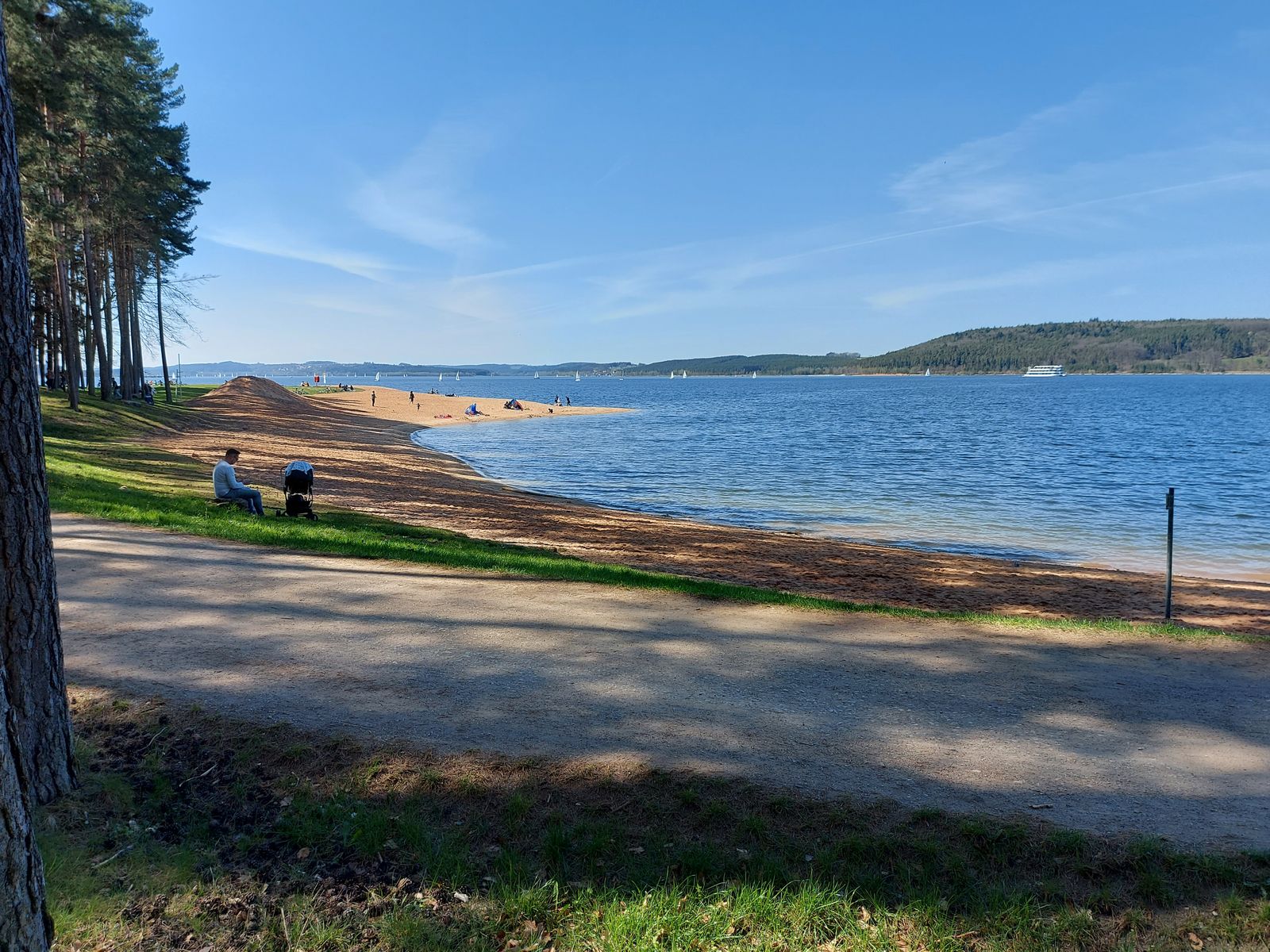 Strand am Brombachsee